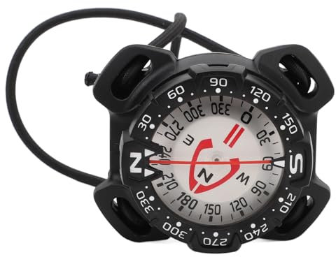 Tauchkompass, Hochpräziser Wasserdichter Kompass mit Nachtsichtbarkeit, Kompakt und Tragbar, Tauchkompass, Handgelenkkompass für Unterwassersport, Camping, Wildniserkundung