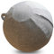 WTZHHK Gymnastikball Bezug Anwendbar auf Sitzball Büro, Pilates Ball, Big Yoga Ball to Sit, Gymnastics Ball [Ball Nicht im Lieferumfang enthalten] (Color : Gray, Size : 65CM)