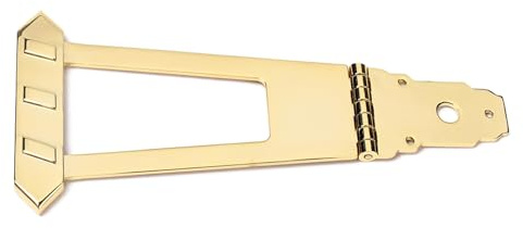 6 String Guitar Aerial Swing Tailpiece Bridge Jazz Guitar Bass Bridge Replacement Metal Arch Top Guitar Tailpiece Bridge