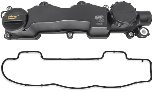 Hajus 1031009 Ventildeckel Zylinderkopfhaube Dichtung Deckel für Citroën Berlingo C3 C4 Peugeot 206 207 307 Ford Fiesta V Focus II MINI Fiat Scudo 1.6L 0248.L1 1233714