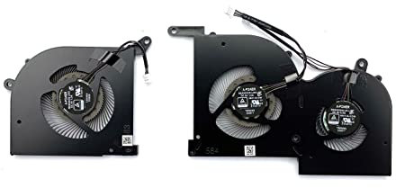 BestParts New CPU+GPU Fan Replacement for MSI GS66 Stealth (10th Gen Processor) 10SD 10SE 10SF 10SFS 10SGS,10UE 10UG 10UH P/N: MS-16V1 MS-16V3, BS5005HS-U4Q BS5005HS-U4J