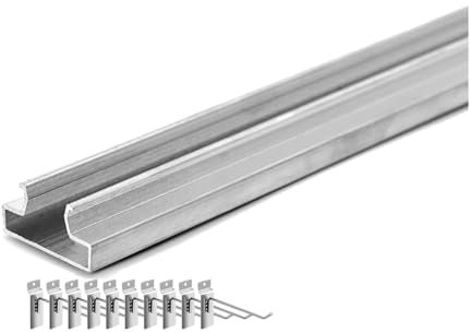 LXBAMKEA Lamellen Wandpaneel Mit 10 Haken, Lamellen Wandverkleidung, Wandregal Für Einzelhandelsgeschäft Küche Garage Werkstatt Zuhause, Socken Snack Werkzeuge Organizer Anzeige Tafel(Length: 30CM)