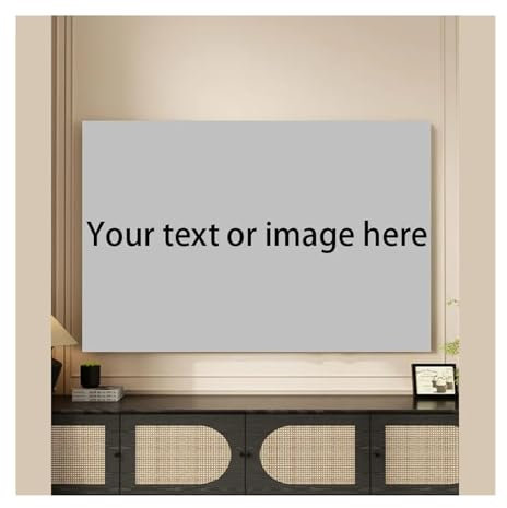 XFYESL TV Dust Cover Cover TV Covers Outdoor Custom TV Dust Cover with Photo,Compatible with Modern LCD LED, TV Cover Cloth Decor Living Room, 1PC(Off-white,1 Pc 65 Inch Cover)
