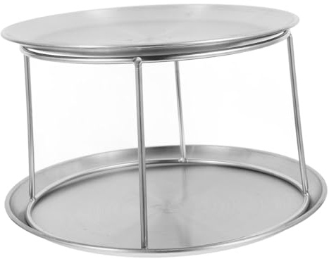 Holibanna 1 Satz Etagere aus für Meeresfrüchte Doppelstöckiger Servierständer für Sashimi Austern Garnelen und Design für Buffets und Gastronomie