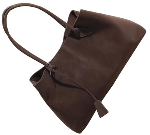 Javoryxh Stilvolle Lässige Umhängetasche Aus Leder Mit Geräumigem Innenbereich Unterarmtasche Für Arbeit Schule Und Reisen. Retro Handtasche