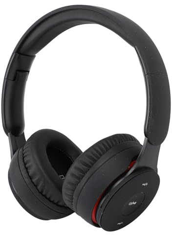 Hamwesh Casque Bluetooth, Batterie 450 MAh, Basses Profondes sur l'oreille, Casque Pliable avec Prise en Charge de la Carte, Son Stéréo pour Appareil de Jeu sur Ordinateur