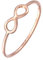 Elli PREMIUM Ring Damen Infinity Unendlichkeit Symbol Zeichen in 750 Roségold