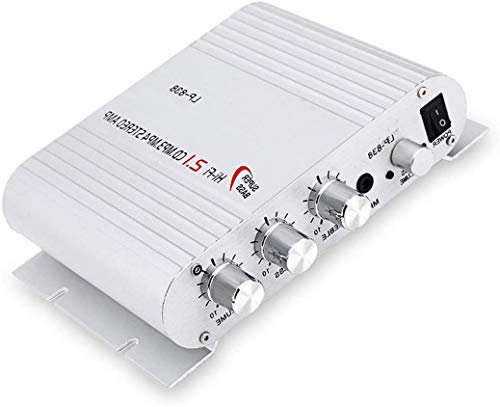 GOFORJUMP Hi-Fi Car Amplifier LP-838 CD MP3 Player DC 12V 2 * 20W Stereo Bass Speaker Car Amusement Accessories