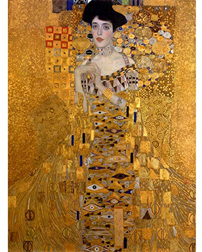 Wee Blue Coo Klimt-Porträt Adele Bloch Bauer Ungerahmter Kunstdruck 30x40 cm