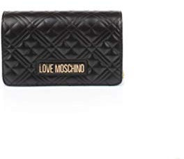 Love Moschino Damen BORSA Quilted Nappa PU Damenhandtasche, Schwarz