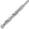 ENT 50417 Holzspiralbohrer Ø 17 mm, extra lang 200 mm, HSS-G, mit Zentrierspitze und Vorschneider, NL 135 mm, Schaft zylindrisch
