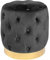Riess Ambiente Eleganter Hocker MODERN BAROCK 37cm schwarz-Gold Samt Sitzhocker Samthocker