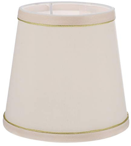 SOLUSTRE Stoff Lampenschirm Beige Tischlampe Ersatzschirm Pendelleuchte Deckenleuchte Wandleuchte Stehleuchte Lampenschirm Schutzhülle Schlafzimmer Wohnzimmer Nachttisch Dekoration