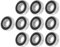 10 Stück Kugellager, 6202-RS Rillenkugellager Lagerstahl Deep Groove-Kugellager 15 x35mm Metall Double Rubber Sealed Rillenkugellager für DIY, Drehbänke, Motoren, 3D-Drucker, Fräsmaschinen