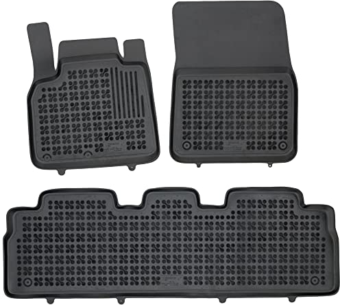 MOTOS Gummimatten Auto Fussmatte passt für Renault Espace IV 2002-2014 Verbessern Sie Ihren Reisekomfort mit Antirutschmatte Auto - Allwetter fußmatten Auto, Schutz vor Verschmutzung