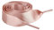 2 paia di lacci in raso,100 cm di lunghezza,2 cm di larghezza,universali,piatti,antistrappo,per legare le scarpe di ricambio per tutte le scarpe unisex casual,in tela di diverse misure,rosa antico
