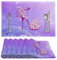 Tovagliette Americana Tacchi Alti Viola Tovagliette Colazione PVC Tovagliette Americana Plastica Lavabili Antiscivolo Sottopiatti Resistente Al Calore Sotto Piatti Da Tavola 30x45cm 8 Pcs