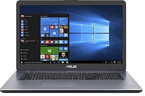 ASUS Vivobook 17 X705MA 17.3 HD+ Laptop (Intel Celeron N4020, 8GB RAM, 1TB Hard Drive, Windows 11) Ships with carry bag & mouse, Star Grey