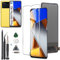 RongZy Schermo per Xiaomi Poco M4 PRO 4G 2201117PI 2201117PG Display LCD Touch Screen Digitalizzatore Interno per Poco M4 PRO 4G Sostituzione Assemblea con Strumenti(6.43,Nero)