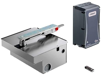 SOMMER twist UG Set 1-flg. DIN links Drehtorantrieb Edelstahl