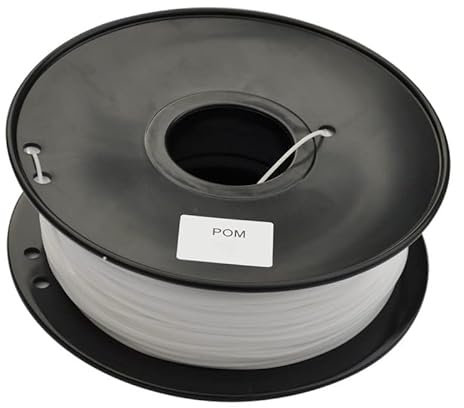 1,75 mm 1 kg/Rolle POM-Filament-Kunststoffdraht for Verbrauchsmaterialien for 3D-Drucker (Color : 1.75mm 1kg white)