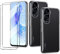 2Pcs Coque et 2Pcs Verre trempé Antichoc Protection Compatible with Honor 90 Lite Coke Coque de Protection Coque Compatible with Honor 90 Lite étui Housse Etui Protection et protège écran,Clear