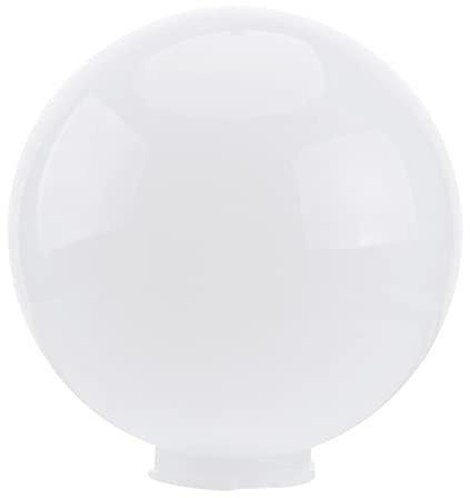 Veemoon Globe en Verre Dépoli Abat-Jour Globe en Verre Blanc Couvercle D'abat-Jour Remplacement pour Les Luminaires Muraux De Plafond Lampadaires Lampadaires 250Mm 95Mm