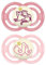 MAM Perfect Night Schnuller im 2er-Set, leuchtend im Dunkeln, zahnfreundlicher Baby Schnuller aus nachhaltigen & bio-erneuerbaren Materialien, mit Schnullerbox, 6-16 Monate, Tiger/Vogel