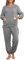 CheChury Pigiama Invernale Stile Unisex Set Pigiama Morbido E Caldo Girocollo Pigiama in Pile Set in Due Pezzi con Maniche Lunghe E Pantaloni Lunghi con Tasche Pigiamone Felpato Uomo E Donna