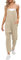 Cegerne Salopette Donna Jumpsuit Premaman Tuta Estiva Pantaloni da lavoro Jumpsuit Tuta ampia senza maniche con ampie tasche, Cachi, S