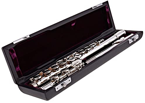 Flöteninstrument Blasinstrument C Flöte Split E Mechanik Offset G Versilberte Flöte Mit Etui Und Deckel Professionelles Querflöten