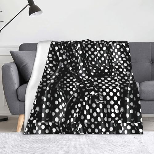 MYGANN Schwarz-weiße Wellpappe, Überwurf, Decke, 150 x 125 cm, für Sofa, Bett, Heimdekoration, Weihnachten, Erntedankgeschenk