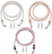3 Pièces de Chaînes de Lunettes pour Femmes, Chaînes de Lunettes en Perles, Cordes de Lunettes Antidérapantes, Colliers de Lunettes, adaptées aux Lunettes de Lecture pour Femmes (Multicolore)