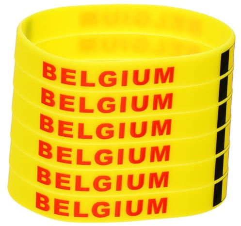 BRIGHTFUFU 6 Stk fußball Fußballspiel Patriots Armband Armband Sport Silikonarmbänder Fußball amerikanische Flagge Land Länder Basketball Schmuck