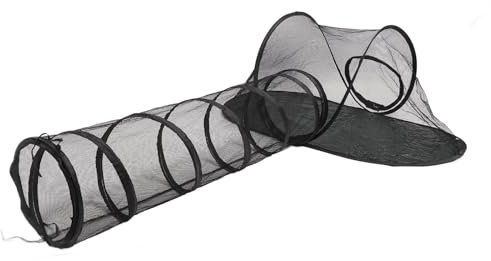 Outdoor-Katzengehege, Outdoor-Haustierzelt mit Tunnel, Atmungsaktives, Zusammenklappbares, Großes, Tragbares Haustier-Außenspielzelt, Mesh-Kätzchen-Laufstall, Haustierspielhaus