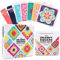 Byffoer Granny Square Häkel-Karten,50 Stück Mix und Match Designs Häkel-Karten, Granny SquareHäkel-Karten Mit Schrift und Foto zu Jedem Granny-Square Häkelkarten und Praktischem So-Geht's-Booklet