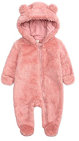 GZSRTT Baby Teddybär Anzug,Regenoverall Kinder Winteroverall Baby Junge Schneeanzug Mädchen Baby Erstausstattung Neugeborene Junge Teddy Fleecejacke Kinder Softshellanzug Kinder Baby Kleidung Mädchen,