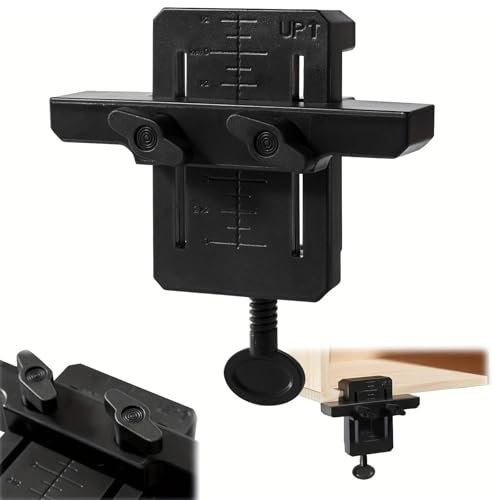 Cabinet Door Installation Positioner, Adjustable Cabinet Hardware Jig with Precise Scale Cabinet Door Hinge Jig Woodworking Tools for Doors Cabinets Hinges Mounting