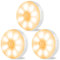 Motion Sensor Lights Indoor Rechargeable Wireless Wall Light LED Stair Night Lights Lamps with Auto/On/Off for Stairs Living Room Bathroom Corridors Closet Kitchen Under Cabinets (6000K, 3 Pack)