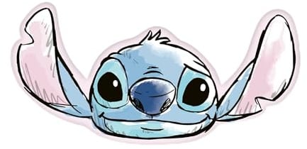 Herding Konturenkissen Disney's Stitch, 42,5 x 21,5 cm, 100% Polyester, Formkissen