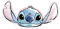 Herding Konturenkissen Disney's Stitch, 42,5 x 21,5 cm, 100% Polyester, Formkissen