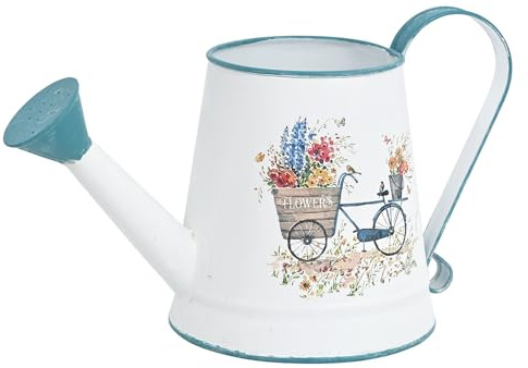 Z² BellaDecor Metall Kleine Gießkanne Vintage Zimmerpflanzen Verzinkte Gießkanne Garten Vintage Deko Metall Kanne mit Griff & Schnabel Landhaus Deko