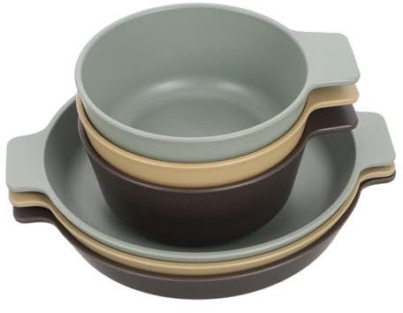 LOORGVEL 1ensemble Vaisselle Plastique Pour Camping Et Pique- Assiettes Et Et Incassables Kit De Assiettes Pour Repas Extérieur