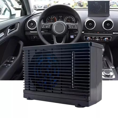 Lawnoval Ventilateur de refroidissement portable pour voiture avec vitesse réglable et refroidissement par évaporation d'eau et de glace, 3 à 5 heures d'autonomie, pour prise de courant de voiture