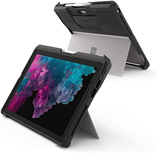 Kensington BlackBelt robustes Case für Surface Go, Robuster Fallschutz nach Militärstandard - Integrierte Handschlaufe mit komfortabler Einfassung zum Schreiben und Zeichnen, K97454EU