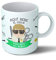 Planetacase - Taza Vigilante - Regalo Original - Cerámica 330 mL - Taza Desayuno Apta para Microondas y Lavavajillas - Resistente a Lavados - Vigilante (Él)