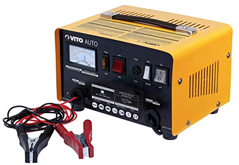 VITO - Chargeur de batterie Auto Poids Lourds 12/24V Capacité 28-180Ah