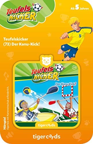 tigermedia tigercard Devil Kicker Episode 73 The Canoe Kick Football Sport Stories Boys Tiger Box Audio Player Audio Play Audio Books Children's Music