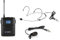 Vonyx WM60B Petaca Transmisora para Micrófonos Inalámbricos de Serie WM6, con Microfono Solapa y Micrófono de Diadema Color Negro Incluidos, Petaca para Micro Inalambrico