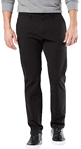 Dockers SMART 360 FLEX CHINO SLIM, Pantalon, Homme, Noir, 28W / 32L